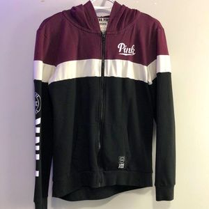 PINK long sleeve zip up